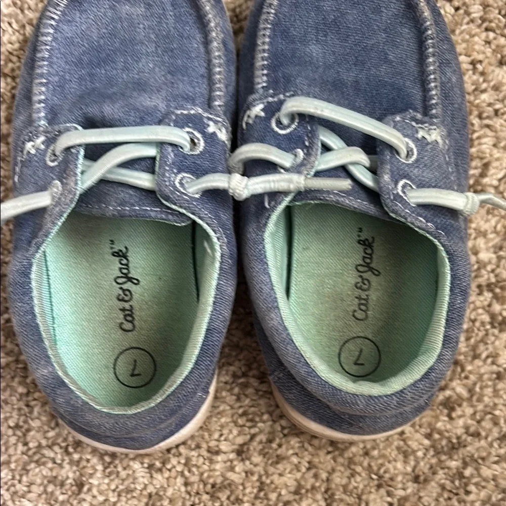 Cat & Jack Kids' Navy Moccasins